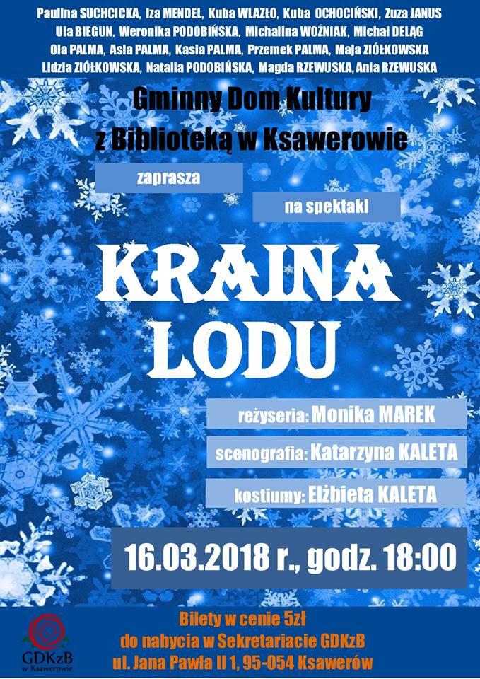 zaproszenie na krainę lodu