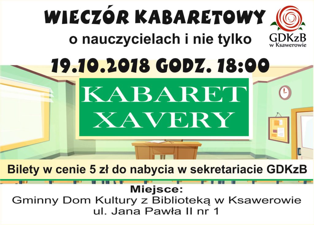 wieczór kabaretowy zaproszenie