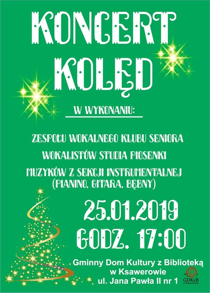 Koncert kolęd zaproszenie