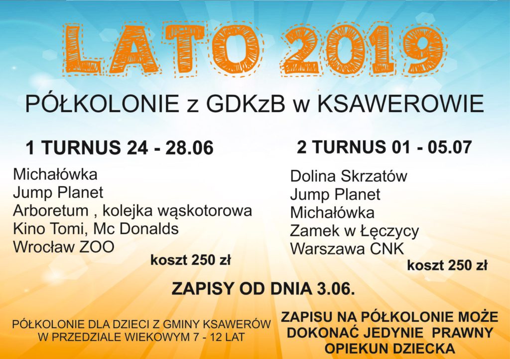 Zapisy na półkolonie
