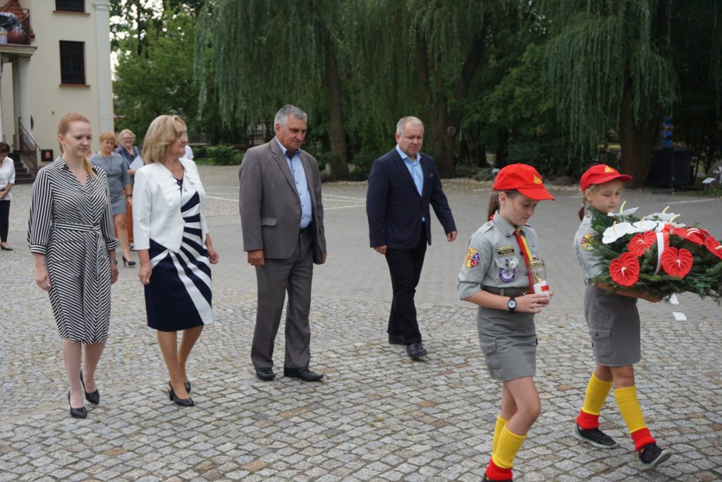 złożenie kwiatów, rocznica Bitwy Pabianickiej 