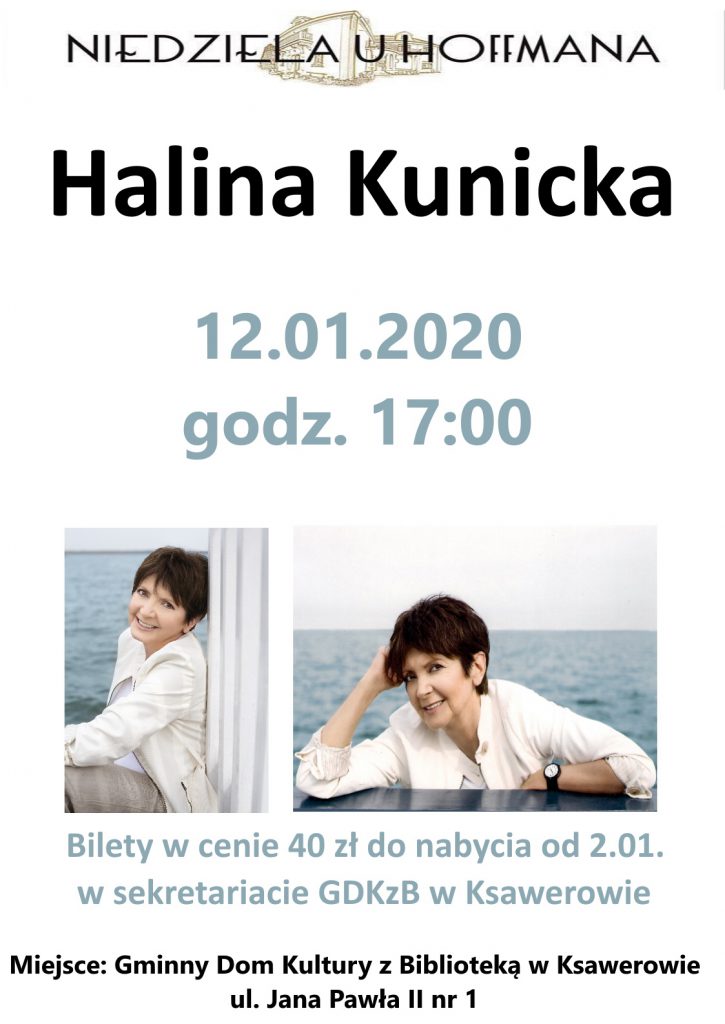 Koncert Haliny Kunickiej w Ksawerowie 