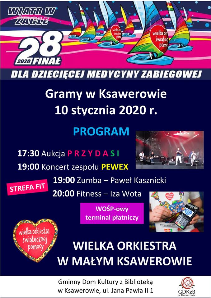 Zapraszamy na Wielką Orkiestrę w Małym Ksawerowie 
