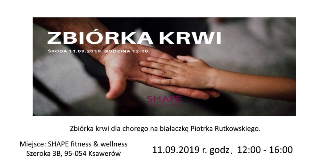 zbiórka krwi, Piotrek Rutkowski