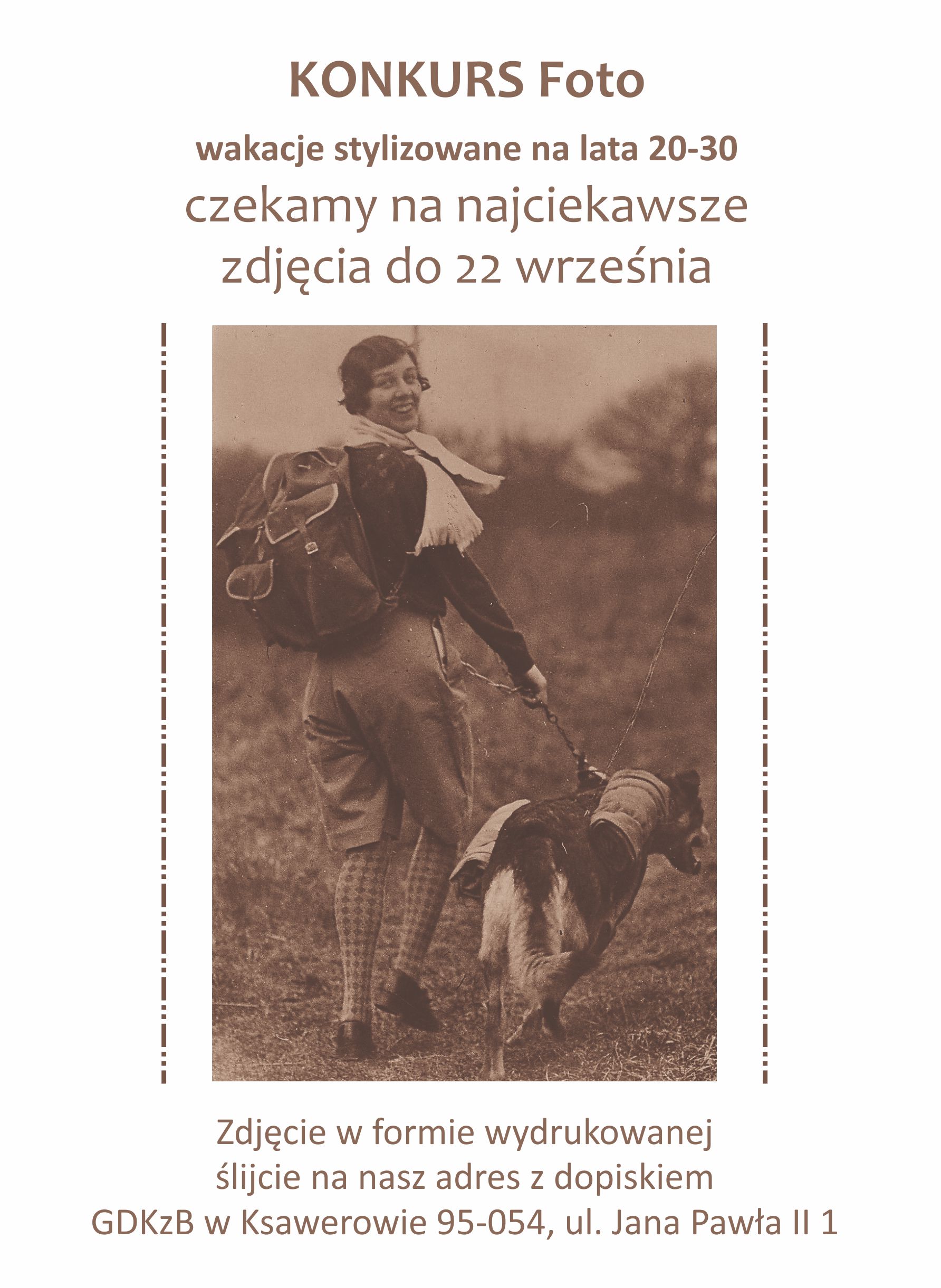 Konkurs fotograficzny – wakacje stylizowane na lata 20. i 30.